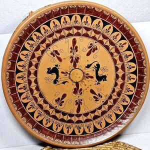 Vintage Decorative Ancient Grecian Greek Design Wall Pottery Accent Plate Art